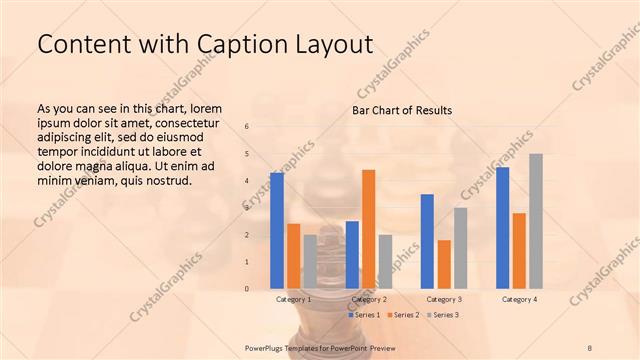 Content with Caption presentation slide layout