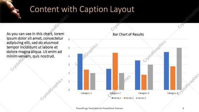 Content with Caption presentation slide layout