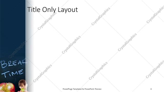 Title Only presentation slide layout