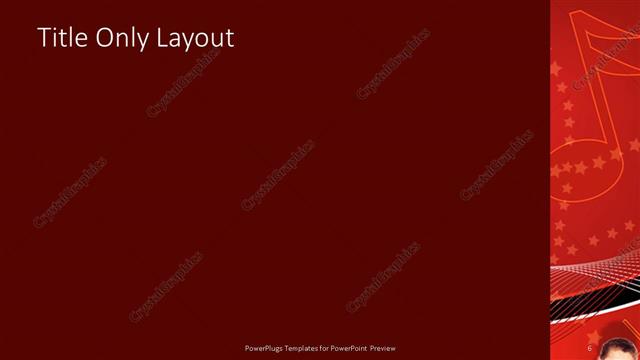 Title Only presentation slide layout