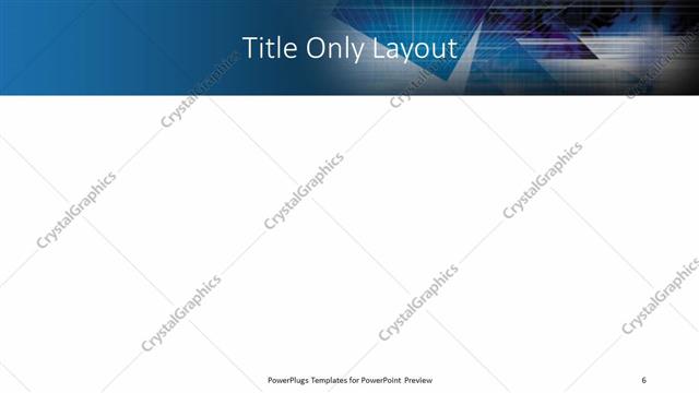 Title Only presentation slide layout