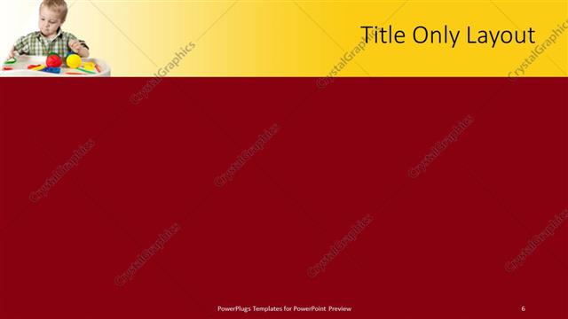 Title Only presentation slide layout