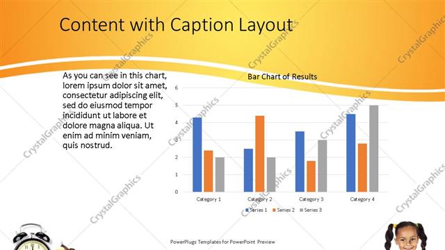 Content with Caption presentation slide layout
