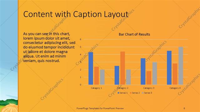 Content with Caption presentation slide layout