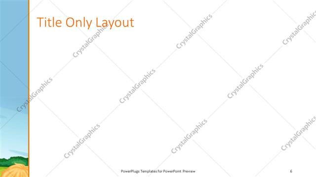 Title Only presentation slide layout