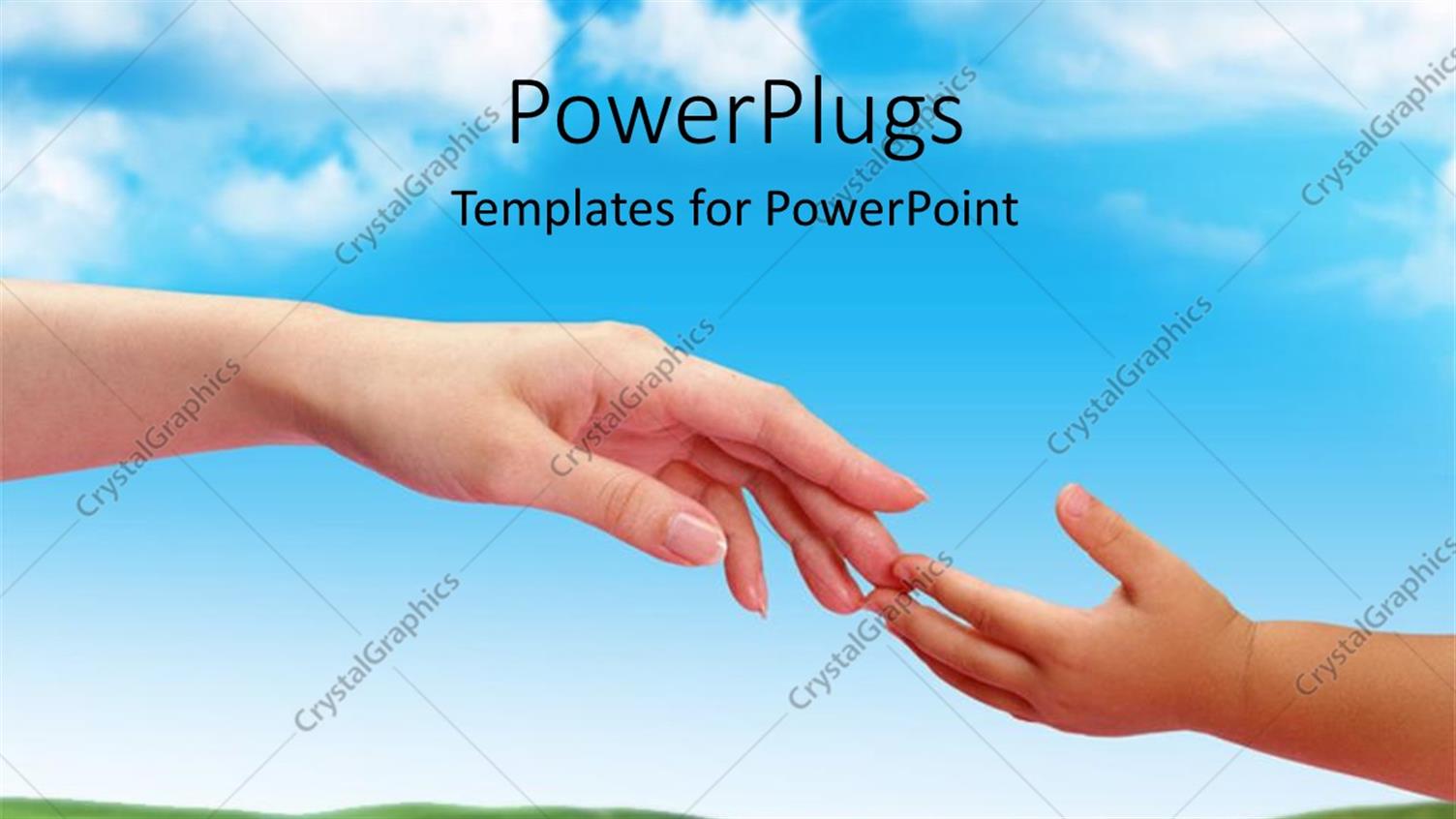 Featuring a Child Touching the Hand of her Mother