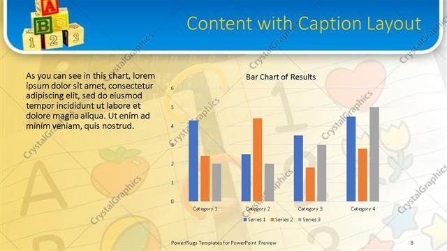 Content with Caption presentation slide layout