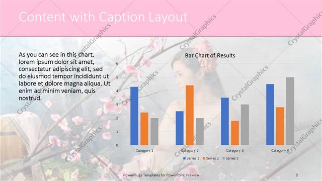 Content with Caption presentation slide layout