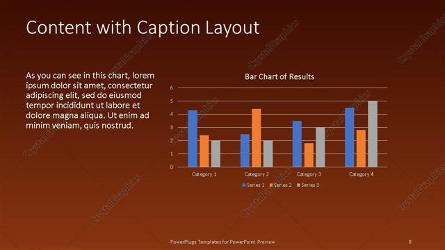 Content with Caption presentation slide layout