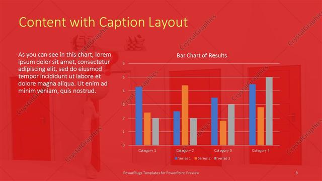 Content with Caption presentation slide layout