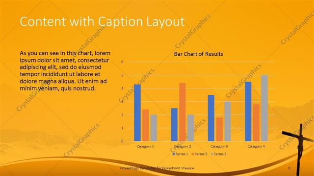 Content with Caption presentation slide layout