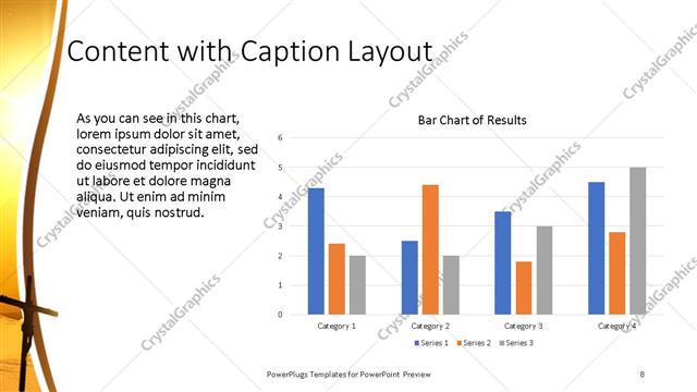 Content with Caption presentation slide layout