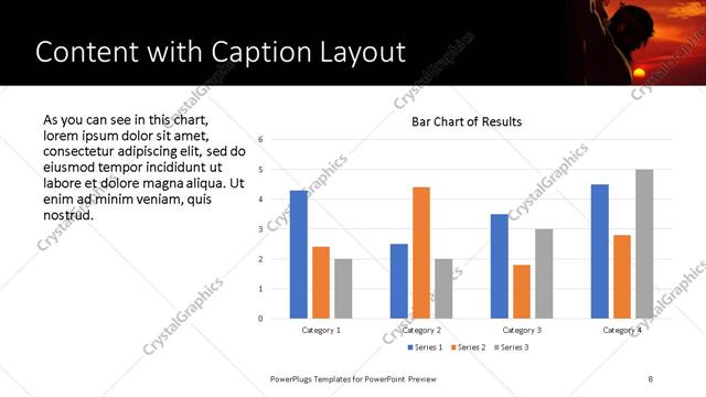Content with Caption presentation slide layout