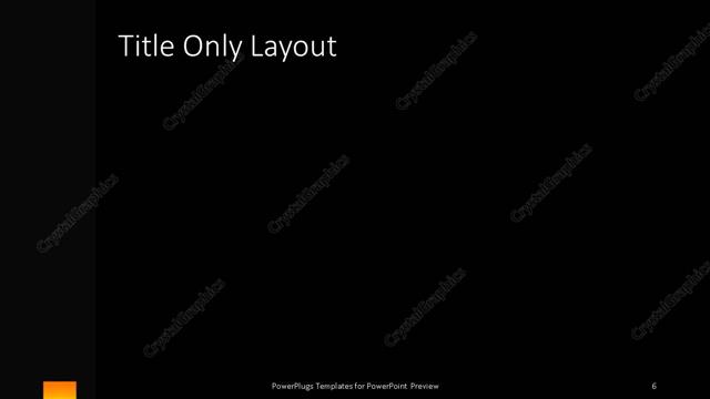 Title Only presentation slide layout