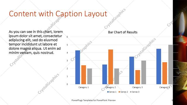 Content with Caption presentation slide layout