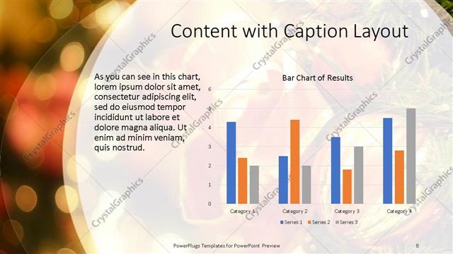 Content with Caption presentation slide layout