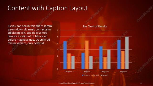 Content with Caption presentation slide layout