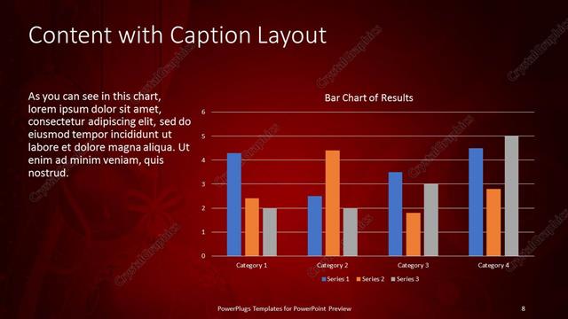 Content with Caption presentation slide layout
