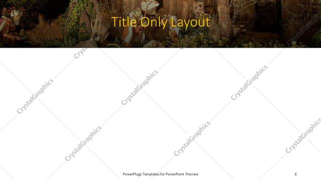 Title Only presentation slide layout