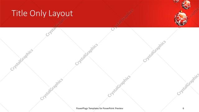 Title Only presentation slide layout