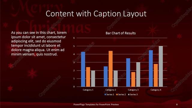 Content with Caption presentation slide layout