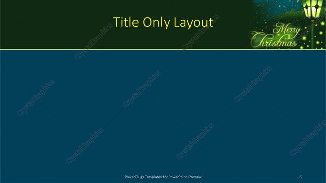 Title Only presentation slide layout