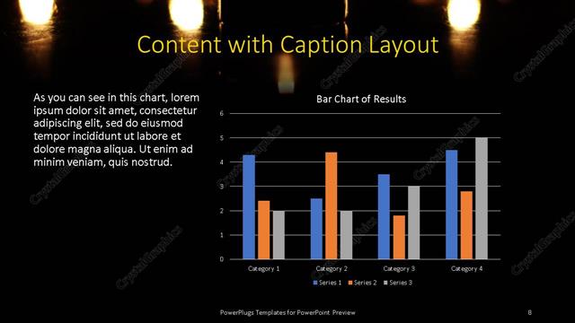 Content with Caption presentation slide layout