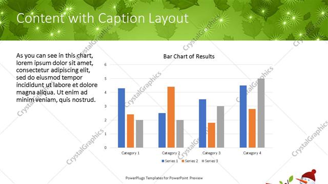 Content with Caption presentation slide layout