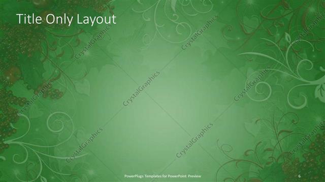 Title Only presentation slide layout