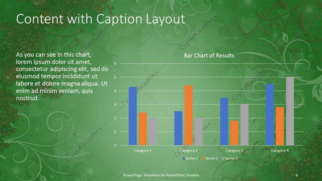 Content with Caption presentation slide layout