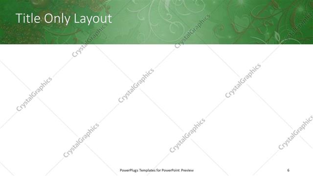 Title Only presentation slide layout