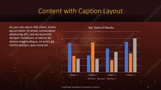 Content with Caption presentation slide layout