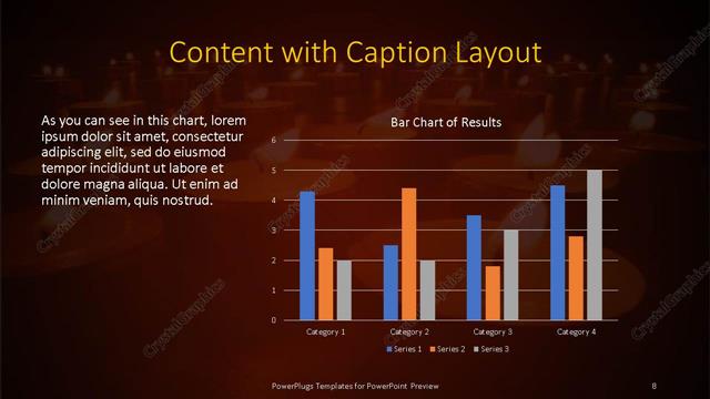 Content with Caption presentation slide layout