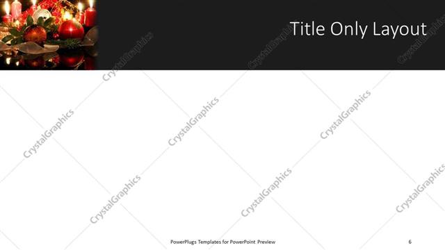 Title Only presentation slide layout
