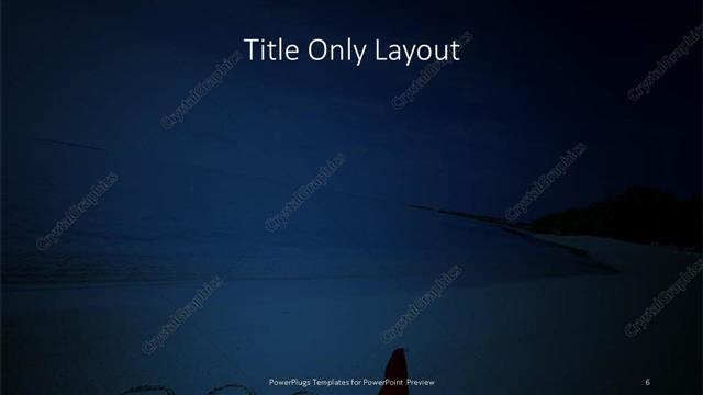 Title Only presentation slide layout