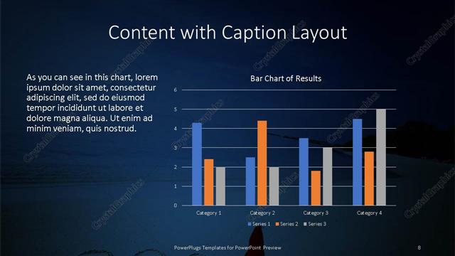 Content with Caption presentation slide layout