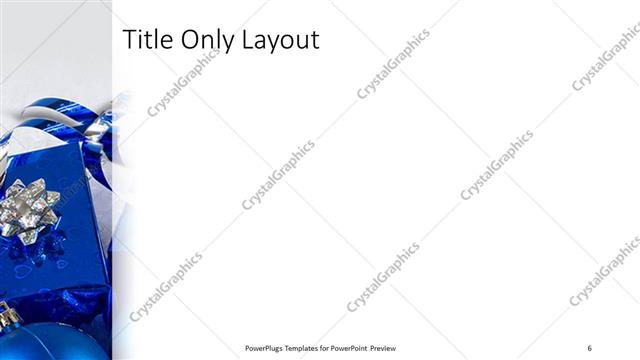 Title Only presentation slide layout