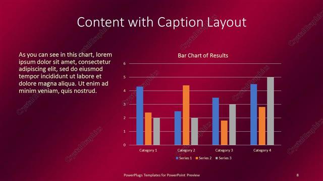 Content with Caption presentation slide layout