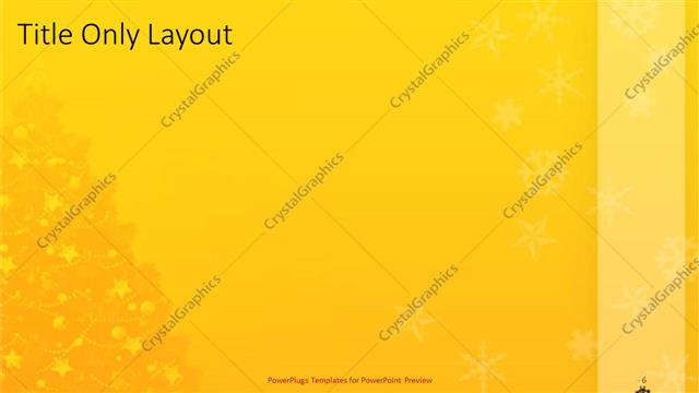 Title Only presentation slide layout