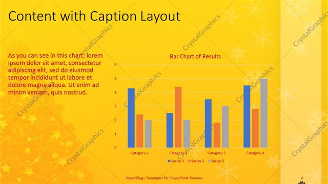 Content with Caption presentation slide layout