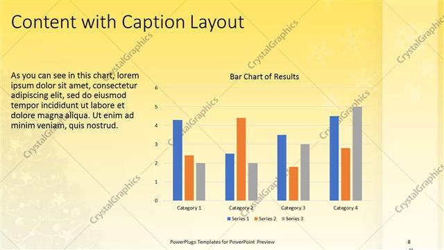 Content with Caption presentation slide layout