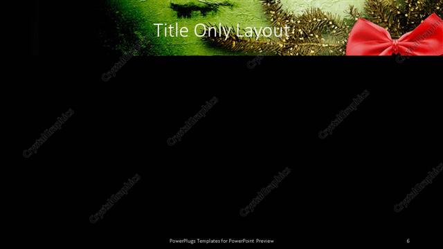 Title Only presentation slide layout