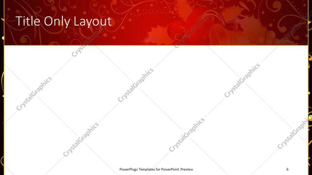 Title Only presentation slide layout