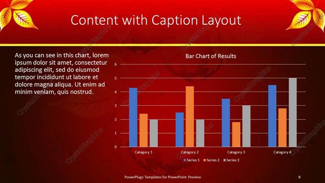 Content with Caption presentation slide layout