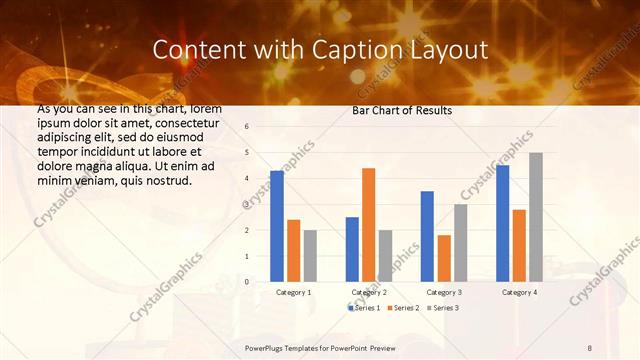Content with Caption presentation slide layout