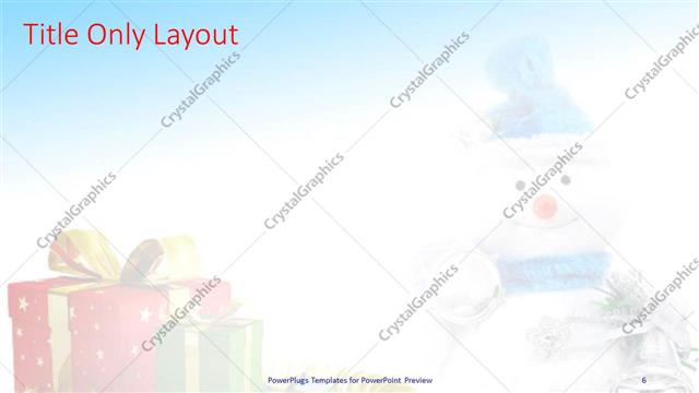 Title Only presentation slide layout