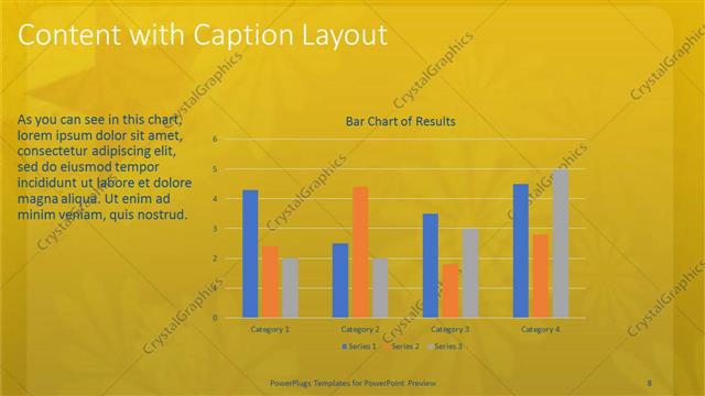 Content with Caption presentation slide layout