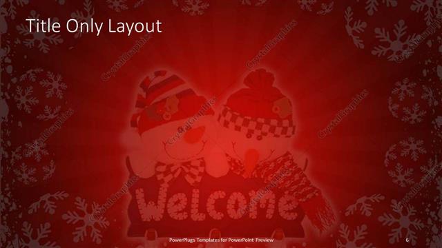 Title Only presentation slide layout