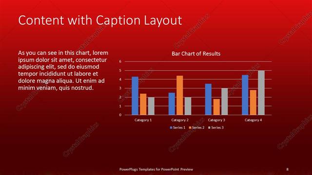Content with Caption presentation slide layout