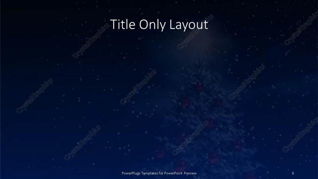 Title Only presentation slide layout